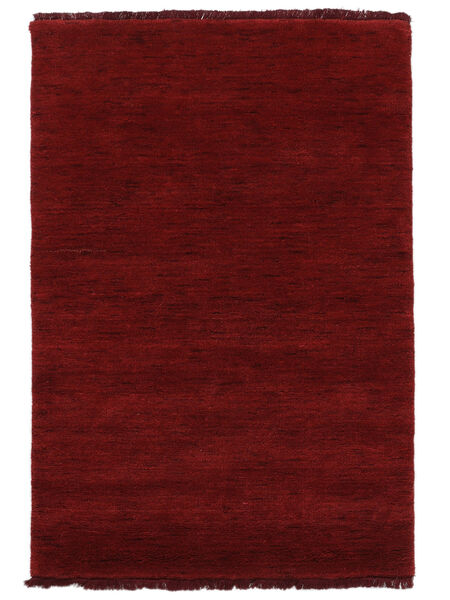  Handloom Fringes - Rouge Foncé Tapis 160X230 Moderne Noir (Laine, Inde)