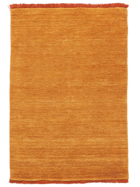  Handloom Fringes - Orange Tapis 140X200 Moderne Orange/Marron Clair (Laine, Inde)