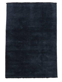  Handloom Fringes - Foncé Bleu Tapis 120X180 Moderne Noir (Laine, Inde)