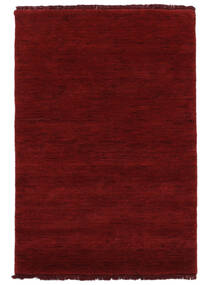  Handloom Fringes - Foncé Rouge Tapis 120X180 Moderne Noir (Laine, Inde)