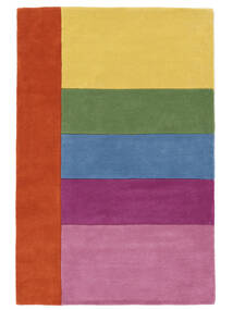 Colors By Meja Handtufted Tapis Enfant 120X180 Petit Multicolore Géometrique De Laine 
