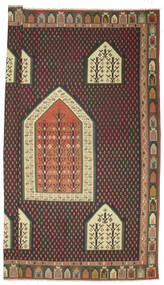 Kilim Semi-Antique Turquie Tapis 540X727 D'orient Tissé À La Main Noir/Marron Foncé Grand (Laine, Turquie)