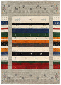  Loribaf Loom Designer - Gris/Multicolore Tapis 140X200 Moderne Gris/Multicolore (Laine, )