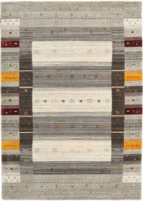  Loribaf Loom Designer - Warm Gris Tapis 160X230 Moderne Gris Clair/Gris Foncé (Laine, Inde)