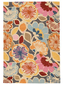  160X230 Floral Flower Power Tapis - Multicolore Laine, 