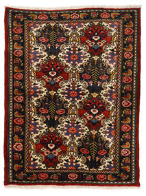  Bakhtiar Collectible Tapis 110X142 D'orient Fait Main Noir/Rouille/Rouge (Laine, Perse/Iran)