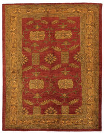  Oriental Overdyed Tapis 144X183 Moderne Fait Main Marron Foncé/Rouge Foncé (Laine, Perse/Iran)