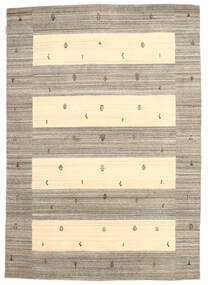  Loribaf Loom Tapis 168X239 Moderne Fait Main Marron Clair/Gris Clair (Laine, Inde)