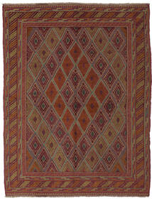 145X190 Tapis D'orient Kilim Golbarjasta Rouge Foncé/Marron (Laine, Afghanistan)