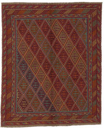 Tapis D'orient Kilim Golbarjasta Tapis 153X185 Noir/Rouge Foncé (Laine, Afghanistan)