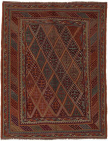 Tapis D'orient Kilim Golbarjasta Tapis 145X186 Noir/Rouge Foncé (Laine, Afghanistan)