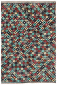  Moroccan Berber - Afghanistan Tapis 174X253 Moderne Fait Main Noir/Marron Foncé (Laine, Afghanistan)