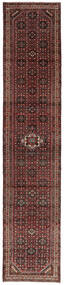 Tapis D'orient Hosseinabad Tapis 83X394 Tapis De Couloir Noir/Rouge Foncé (Laine, Perse/Iran)
