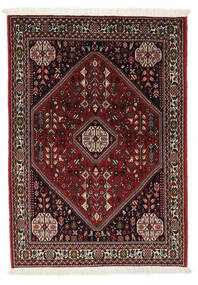 Tapis Persan Abadeh Tapis 106X150 Noir/Rouge Foncé (Laine, Perse/Iran)