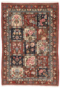 105X150 Tapis Bakhtiar Collectible Tapis D'orient Noir/Rouge Foncé (Laine, Perse/Iran)