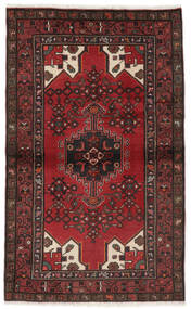 Tapis D'orient Hamadan 98X161 Noir/Rouge Foncé (Laine, Perse/Iran)