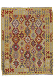Tapis D'orient Kilim Afghan Old Style Tapis 157X199 Marron/Rouge Foncé (Laine, Afghanistan)