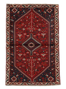 Tapis D'orient Shiraz Tapis 109X165 Noir/Rouge Foncé (Laine, Perse/Iran)