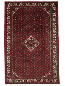 Tapis D'orient Hosseinabad Tapis 200X314 Noir/Rouge Foncé (Laine, Perse/Iran)