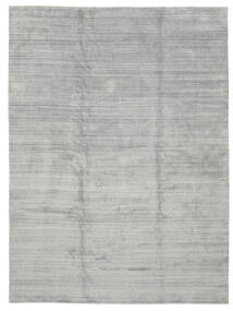  Bambou Soie Loom - Secondaire Tapis 300X400 Moderne Gris Clair/Gris Foncé Grand ( Inde)