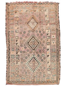 Fait Main Berber Moroccan - Mid Atlas Vintage 190X294 Tapis De Laine Marron/Orange Tapis 