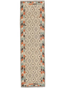 Tapis D'orient Kilim Afghan Old Style 83X292 De Couloir Marron/Orange (Laine, Afghanistan)