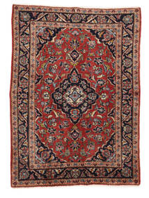 Tapis Kashan 95X153 Rouge Foncé/Noir (Laine, Perse/Iran)